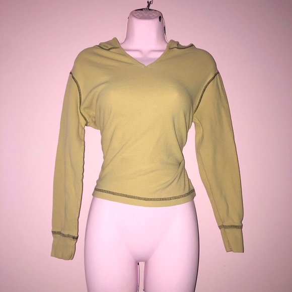 y2k boho grunge waffle knit hoodie - Picture 10 of 10